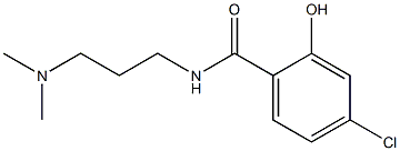 4-chloro-N-[3-(dimethylamino)propyl]-2-hydroxybenzamide Structure