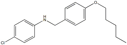 4-chloro-N-{[4-(pentyloxy)phenyl]methyl}aniline