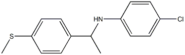 4-chloro-N-{1-[4-(methylsulfanyl)phenyl]ethyl}aniline