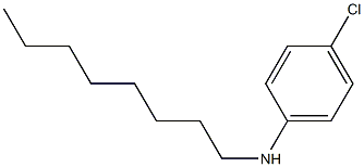 4-chloro-N-octylaniline,,结构式