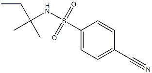 4-cyano-N-(1,1-dimethylpropyl)benzenesulfonamide