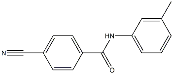 4-cyano-N-(3-methylphenyl)benzamide Structure