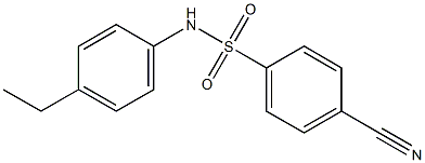 4-cyano-N-(4-ethylphenyl)benzene-1-sulfonamide