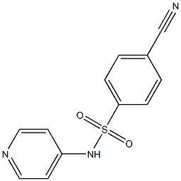 4-cyano-N-pyridin-4-ylbenzenesulfonamide|