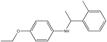 4-ethoxy-N-[1-(2-methylphenyl)ethyl]aniline Struktur