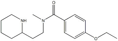 4-ethoxy-N-methyl-N-[2-(piperidin-2-yl)ethyl]benzamide Structure