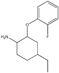 4-ethyl-2-(2-fluorophenoxy)cyclohexanamine Structure