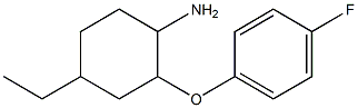4-ethyl-2-(4-fluorophenoxy)cyclohexanamine Structure