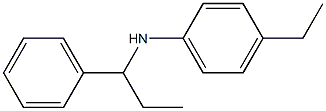 4-ethyl-N-(1-phenylpropyl)aniline Struktur