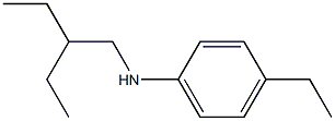 4-ethyl-N-(2-ethylbutyl)aniline Structure