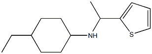 4-ethyl-N-[1-(thiophen-2-yl)ethyl]cyclohexan-1-amine Structure