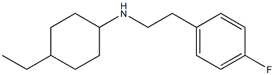 4-ethyl-N-[2-(4-fluorophenyl)ethyl]cyclohexan-1-amine