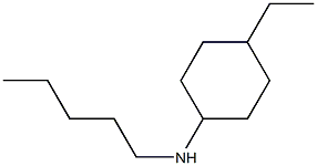 4-ethyl-N-pentylcyclohexan-1-amine Structure