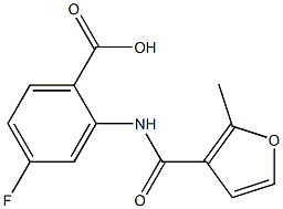 4-fluoro-2-[(2-methyl-3-furoyl)amino]benzoic acid