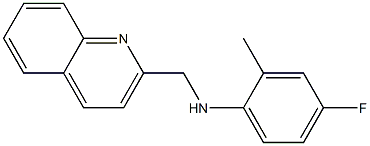 4-fluoro-2-methyl-N-(quinolin-2-ylmethyl)aniline|