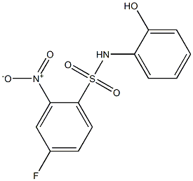 4-fluoro-N-(2-hydroxyphenyl)-2-nitrobenzene-1-sulfonamide|