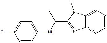 4-fluoro-N-[1-(1-methyl-1H-1,3-benzodiazol-2-yl)ethyl]aniline