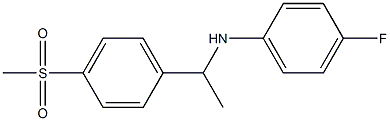 4-fluoro-N-[1-(4-methanesulfonylphenyl)ethyl]aniline