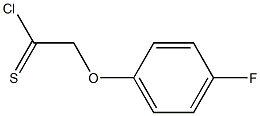 4-fluorophenoxymethanecarbothioyl chloride|