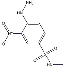 4-hydrazino-N-methyl-3-nitrobenzenesulfonamide Structure