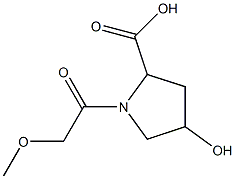 4-hydroxy-1-(methoxyacetyl)pyrrolidine-2-carboxylic acid