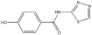 4-hydroxy-N-(1,3,4-thiadiazol-2-yl)benzamide Structure