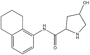 4-hydroxy-N-(5,6,7,8-tetrahydronaphthalen-1-yl)pyrrolidine-2-carboxamide