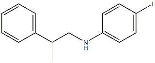 4-iodo-N-(2-phenylpropyl)aniline,,结构式