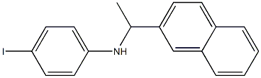 4-iodo-N-[1-(naphthalen-2-yl)ethyl]aniline Struktur