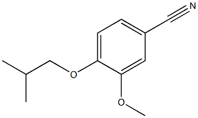 4-isobutoxy-3-methoxybenzonitrile,,结构式