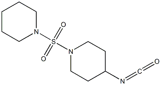 4-isocyanato-1-(piperidine-1-sulfonyl)piperidine Struktur