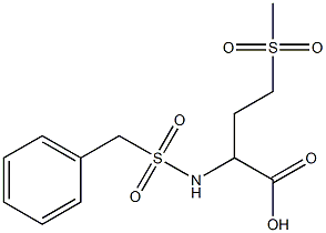 4-methanesulfonyl-2-(phenylmethane)sulfonamidobutanoic acid|