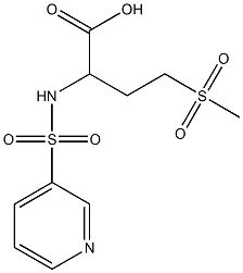 4-methanesulfonyl-2-(pyridine-3-sulfonamido)butanoic acid