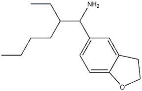 5-(1-amino-2-ethylhexyl)-2,3-dihydro-1-benzofuran Structure