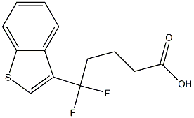 5-(1-benzothiophen-3-yl)-5,5-difluoropentanoic acid