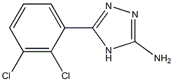 5-(2,3-dichlorophenyl)-4H-1,2,4-triazol-3-amine,,结构式