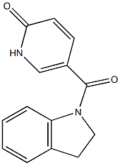  5-(2,3-dihydro-1H-indol-1-ylcarbonyl)-1,2-dihydropyridin-2-one