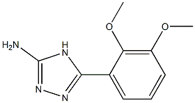 5-(2,3-dimethoxyphenyl)-4H-1,2,4-triazol-3-amine 结构式