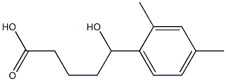 5-(2,4-dimethylphenyl)-5-hydroxypentanoic acid