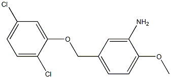 5-(2,5-dichlorophenoxymethyl)-2-methoxyaniline