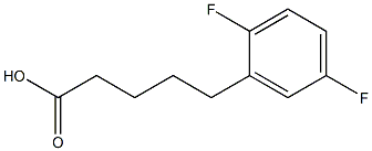 5-(2,5-difluorophenyl)pentanoic acid Structure