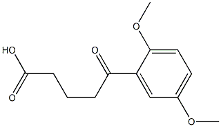 5-(2,5-dimethoxyphenyl)-5-oxopentanoic acid 结构式