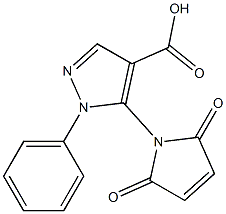 5-(2,5-dioxo-2,5-dihydro-1H-pyrrol-1-yl)-1-phenyl-1H-pyrazole-4-carboxylic acid|