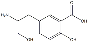 5-(2-amino-3-hydroxypropyl)-2-hydroxybenzoic acid
