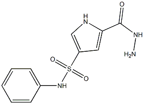 5-(hydrazinocarbonyl)-N-phenyl-1H-pyrrole-3-sulfonamide