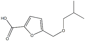5-(isobutoxymethyl)-2-furoic acid Structure