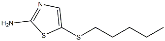 5-(pentylthio)-1,3-thiazol-2-amine Struktur