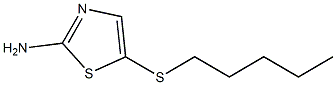 5-(pentylthio)-1,3-thiazol-2-amine,,结构式