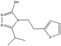 5-(propan-2-yl)-4-[2-(thiophen-2-yl)ethyl]-4H-1,2,4-triazole-3-thiol