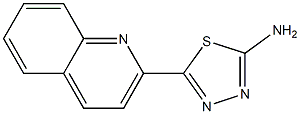 5-(quinolin-2-yl)-1,3,4-thiadiazol-2-amine